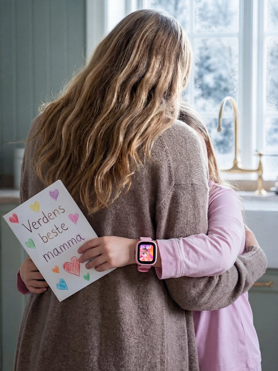 Barn med Lagenio smartklokke